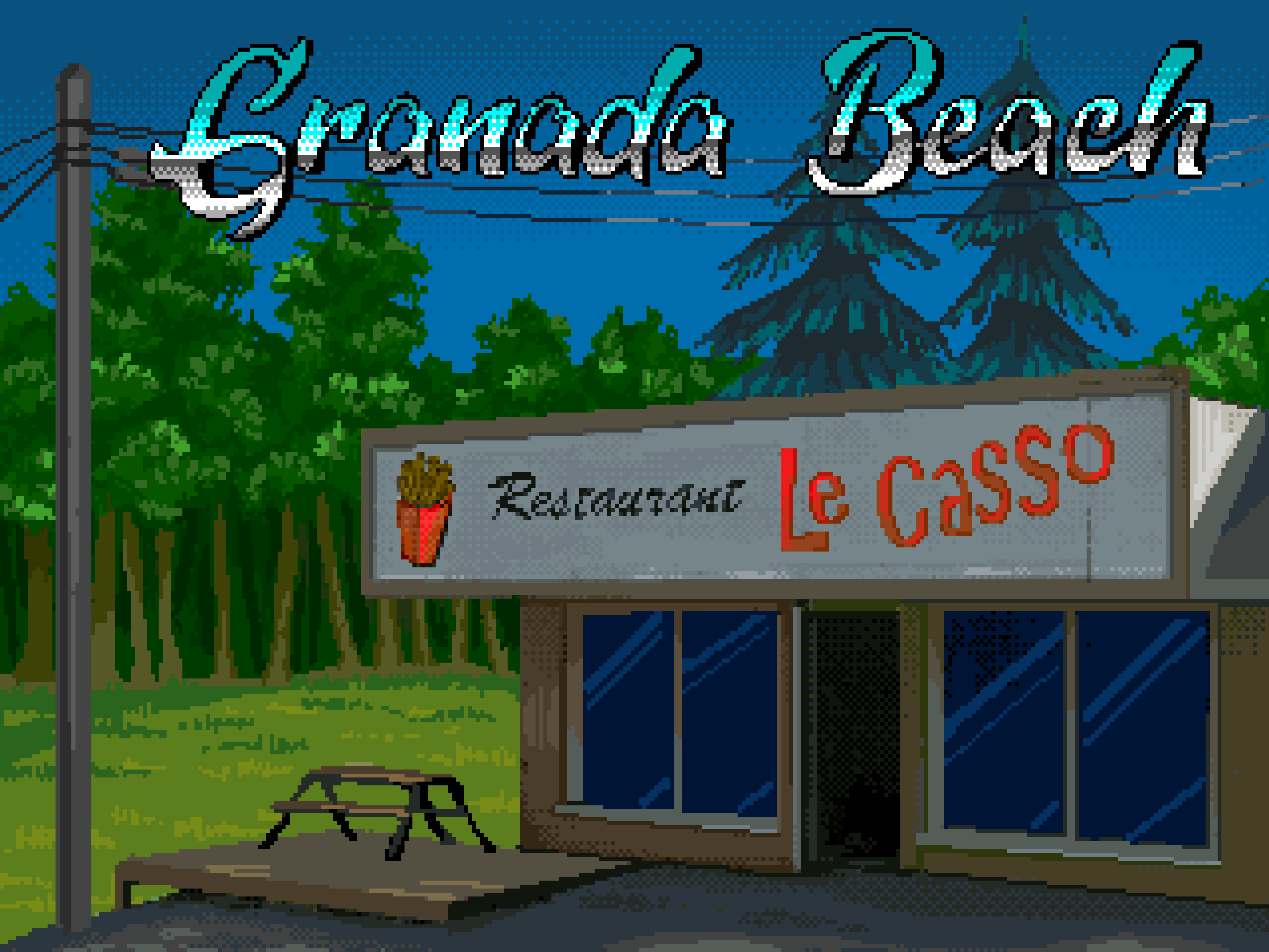 Chandail Baseball Granada Beach VGA 256 Couleurs